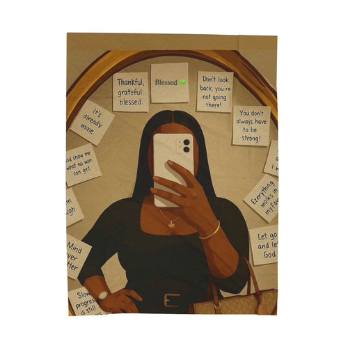 Affirmation Velveteen Plush Blanket